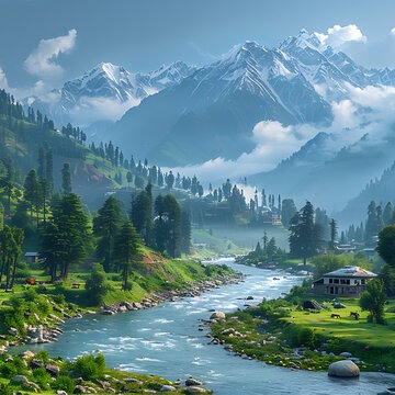 Lost in the beauty of kashmir